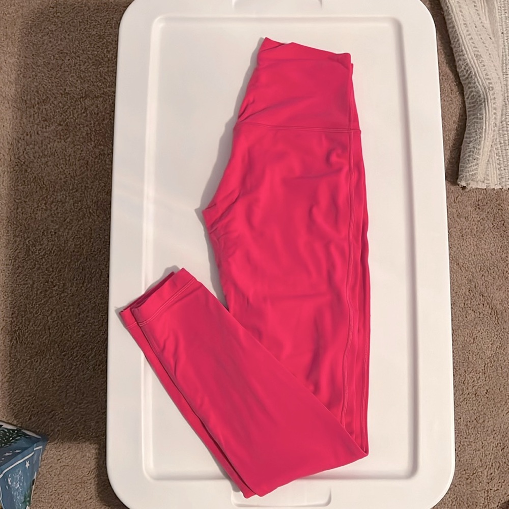 Sonic Pink Lululemon align leggings